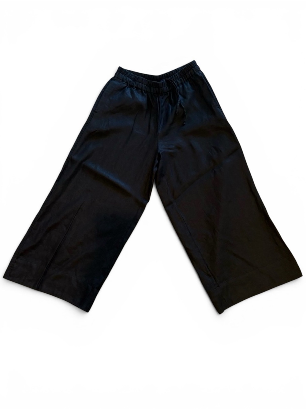 Banana Republic  Women’s Black Wide-Leg Elastic Waist Pants